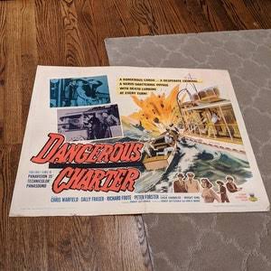 Póster original de la película Dangerous Charter de 1962: media hoja Chris  Warfield Sally Fraser - Etsy España