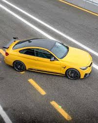 Bmw F82 M4 In Bmw Individual Special Paint Speed Yellow Bmw Bmw M4 Coupe Performance Parts