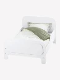 Lit Evolutif Enfant Avec Sommier Ligne Pastille Blanc Chambre Et Rangement