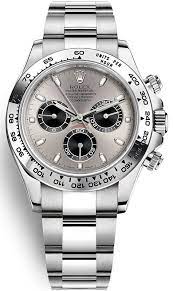 Rolex white gold white gold. 116509 Rolex Cosmograph Daytona White Gold Steel Dial Watch Rolex Watches Rolex Watches For Men Luxury Watches For Men