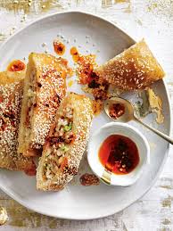 These fritters are also great for party nibbles. Take Some Inspiration From The Yum Cha Cart To Impress At Your Next Dinner Party Banquet Food Recipes Prawn Toast