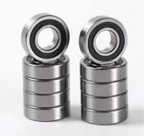 6003-2RS Double Rubber Seal Bearings 17X35X10Mm Deep Groove Ball Bearing  Chrome
