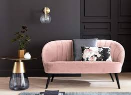 Pink 2 Seater Velvet Day Bed Maisons Du Monde Canape En Metal Petit Canape Mobilier De Salon