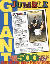 Exercise of jumble word puzzles on different themes as word scramble book for adults and kids (a large print jumble puzzle book series) volume 1! Giant Jumble Another Big Book For Big Fans Jumbles Tribune Media Services 0098245001579 Amazon Com Books