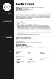 Use this guide to help you choose the best resume format for you! Jewelry Designer Resume Sample Kickresume