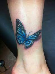 Headless Hands Custom Tattoos Shop Kansas City Area Blue Butterfly Tattoo 3d Butterfly Tattoo Butterfly Tattoos For Women