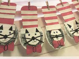 Cat In The Hat Paper Plates Arts And Crafts Crafts Paper Plates