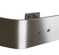 Stainless Steel Crash Rail Wallguard.com 2181 I-Beam Brackets