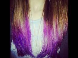 (or guy :d) don't forget to ♡subscribe! How To Dip Dye Hair Ombre Purple Hair Tutorial Long Medium Hair Youtube