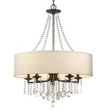 Black crystal drum pendant light. Bellevue Gl89815blkbri Black Periwinkle 5 Light 27 Wide Crystal Drum Chandelier Lightingdirect Com