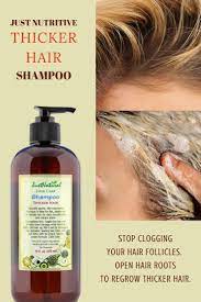 Nutritive Thicker Hair Shampooo To Grow Thicker Fuller Hair Thick Hair Styles Thick Hair Remedies Roots Hair