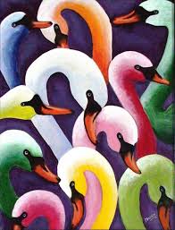 Easy Abstract Paintings To Copy Is So Famous But Why Easy Abstract Paintings To Copy Swan Painting Watercolor Paintings Easy Animal Paintings