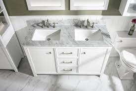 Included (cabinet with countertop option): Breakwater Bay Malmberg 54 Double Bathroom Vanity Set Reviews Wayfair