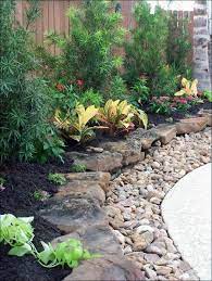 Top 40 Best Stone Edging Ideas Exterior Landscaping Designs Backyard Pool Landscaping Front Yard Landscaping Design Garden Landscape Design