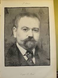 Paul LEROY (1860-1942) ORIGINAL LITHO PORTRAIT HOMME Eug. LE MOUEL BELLE  EPOQUE