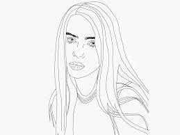 Check spelling or type a new query. Billie Eilish Coloring Pages Coloring Home