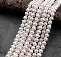 AA Genuine White Freshwater Pearl 6mm 8mm 9mm 10mm 12mm ...