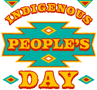 Template for background, banner, card, poster with text inscription. Indigenous Peoples Day Gifs Tenor