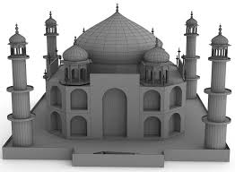 Max Taj Mahal 3d Model 3d Model Taj Mahal Model