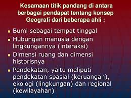 Kalimat definisi dan kalimat deskripsi sering dijumpai dalam penulisan karya ilmiah atau penulisan teks bentuk formal. Konsep Pendekatan Prinsip Dan Aspek Geografi Ppt Download