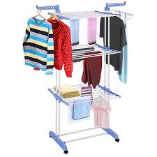 Find clothes drying racks at wayfair. Aquaterior Foldable 3 Tier Clothes Drying Rack Rolling Collapsible Laundry Dryer Hanger Walmart Com Drying Rack Laundry Indoor Clothes Drying Rack Clothes Drying Racks