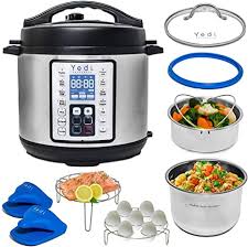If unfrozen, cooking for 4 hours on high is suggested. Amazon Com Yedi 9 In 1 Total Package Instant Programmable Pressure Cooker 6 Quart Deluxe Accessory Kit Recipes Pressure Cook Slow Cook Rice Cooker Yogurt Maker Egg Cook Saute Steamer Stainless Steel Kitchen Dining