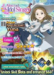Aincrad Idol Singer Yuna Sword Art Online Aincrad Welcome To The Game