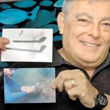 Villager helps search for artifacts in sunken wreck