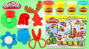 Dans la case 2 il manque la tête du cheval. Play Doh Advent Calendar Christmas Edition Play Set Youtube