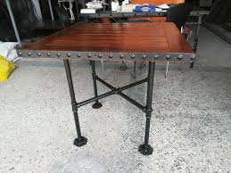 80x100 Ahsap Masa Retro Boru 300 60 05322121780 Endustriyel Tasarim Tasarim Ve Retro