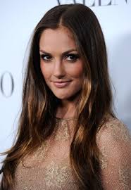 Enchanting inverted bob haircuts for mid length hair. Minka Kelly Ombre Straight Hair Popular Haircuts