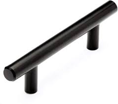 Modern straight euro handle bar pull is an excellent cabinet accessory for any room. China Matte Black Cabinet Pulls 3 Hole Center Brahmco 172 5 Cabinet Handles Stainless Steel Kitchen 3 Inch Drawer Pulls China Handles Kitchen