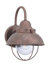 > copper finish will naturally weather. Copper Outdoor Wall Lighting Free Shipping Over 35 Wayfair