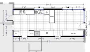 wide galley kitchen, ways to improve layout