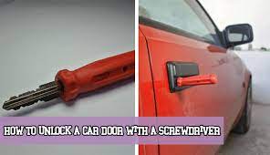 Don't overexpand the cuff, because it could damage the door. How To Unlock A Car Door With A Screwdriver Simple Guide Homenewtools
