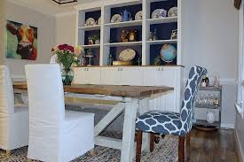 The dining room has picture frame molding, crown molding, a frieze and extensive trimwork detailing. Small Dining Room Ideas For Multipurpose Living Knock It Off Kim