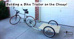 Building A Bike Trailer On The Cheap Self Reliant School Bike Trailer Build A Bike Bicycle Trailer
