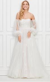 Off Shoulder Bishop Sleeve Wedding Dress Halliday Wedding Dress By Watters Bridal Tailored Wedding Dress Watters Wedding Dress Wedding Dresses Corset