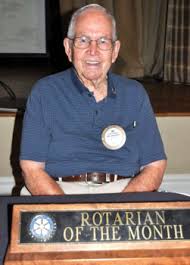 Rotarian of the Month Lee Widener