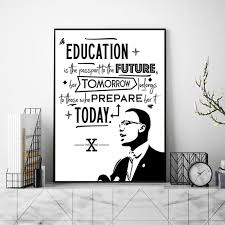 For any quote or fact you use in your paper, be sure to cite the source! Malcolm X Famous Quote Print Education Poster Classroom Wall Art Canvas Painting Black White Wall Picture Gift For Teacher Painting Calligraphy Aliexpress