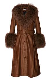 Quality service and professional assistance is provided when you shop with aliexpress, so don't wait to take advantage of our prices on these and other items! Foxy Shearling Trimmed Leather Coat By Saks Potts Moda Operandi