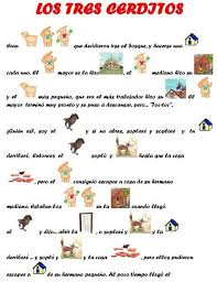 Cuento Con Pictogramas De Los Tres Cerditos Cuento Tres Cerditos Los Tres Cerditos Actividades Para Clase De Espanol