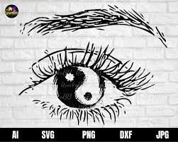Yin Yang Symbol Svg Eye Svg Yin Yang With Eye Svg Eyes Svg - Etsy Hong Kong