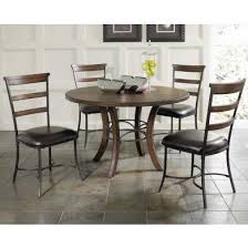 Check spelling or type a new query. Hillsdale Cameron 5pc Round Metal Ring Dining Room Set W Ladder Back Dining Chairs In Chestnut Brown By Dining Rooms Outlet By Dining Rooms Outlet