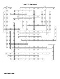 Tissues Of The Body Crossword Body Tissues Crossword Anatomy Teacher
