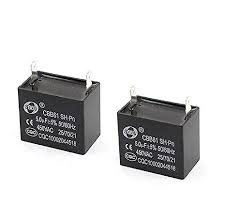 Looking for a good deal on 50 mfd capacitor? Ceiling Fan Capacitor Cbb61 Capacitor Wall Fan Capacitor Stand Fans Motor Run Capacitor 5 Mfd Uf 2 Pins 450v 50 60 Hz For Single Fan Motor Start Run 2 Pcs Buy Online In