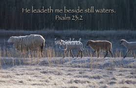 He Leadeth Me Beside Still Waters. Psalm 23:2 by Brian Dunne