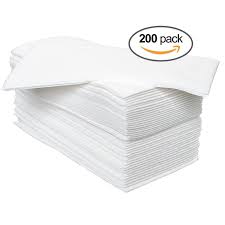 Black And White Paper Hand Towels 200 Pack California Home Goods Linen Feel Disposable Guest Hand Towels 12 X 17 Unfolded Soft Cloth Like Absorben Guest Hand Towels Hand Towels Linen Feel