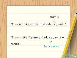 How To Use I.e. In A Sentence: 7 Steps (With Pictures) - Wikihow