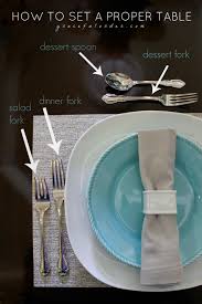 Using only matching sets of table ware. How To Set A Proper Table Setting Graceful Order